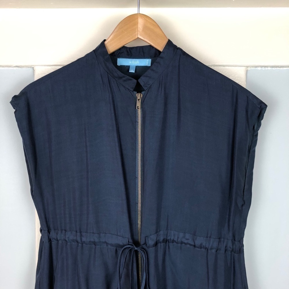 Whish Navy Sleeveless Dress - Picture 2 of 5